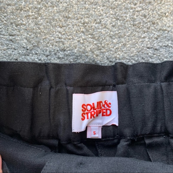 Solid & Striped belted linen high waisted pant - Picture 8 of 14